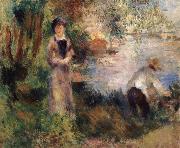 Pierre-Auguste Renoir On Chatou Island oil on canvas